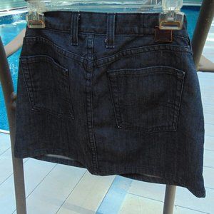 Lucky Brand Denim Blossom Mini Skirt Sz 2